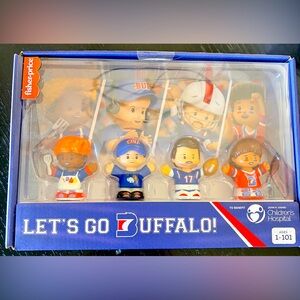 New In Box Fisher-Price Buffalo Bills Little People set